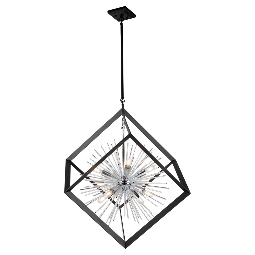 Artcraft Sunburst Chandelier - Thumbnail 5