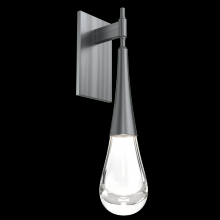 Hammerton IDB0078-01-GM-C-L1 - Raindrop Sconce-Gunmetal-Blown Glass