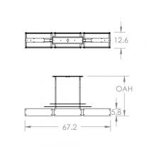 Hammerton PLB0026-0F-GM-BG-001-E2 - Urban Loft Parallel Linear Suspension-0D-Gunmetal