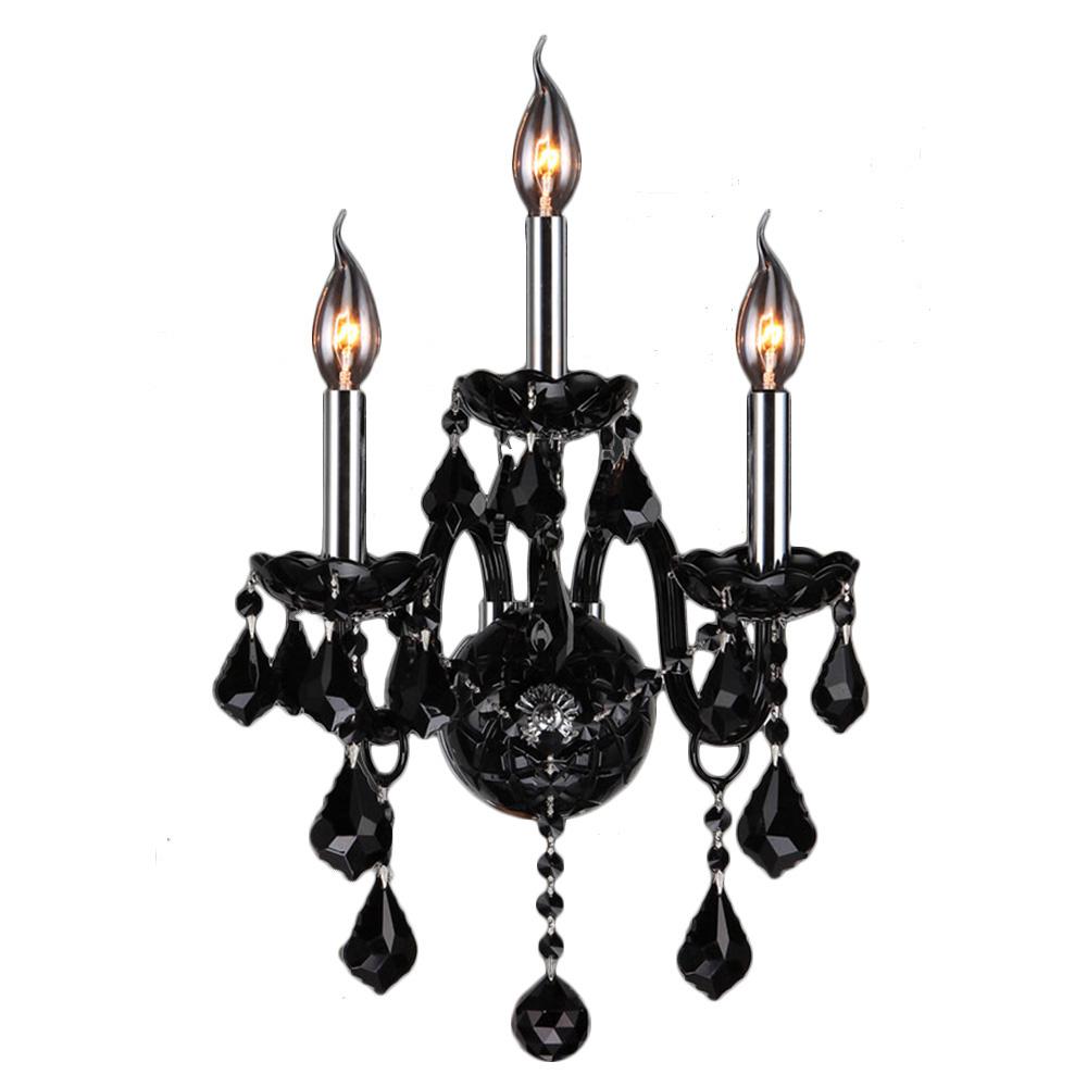 Three-Light Candelabra 18" H x 5" Dia base Candles not included 