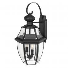 Worldwide Lighting Corp E10033-001 - Westport 20 In 2-Light Matte Black Outdoor Wall Sconce Lamp