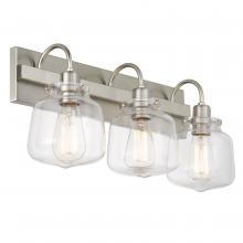 Worldwide Lighting Corp E20021-005 - Acorn 3-Light Brushed Nickel Finish Vanity Light 7.38“ X 22” X 10“