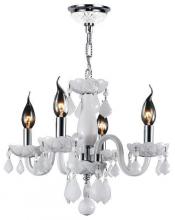 SALE Clarion 4 Light Chrome Finish Pink Crystal Chandelier Mini Small Kid Girl 