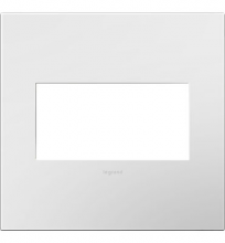 Legrand AWP2GWH4 - adorne? Gloss White Two-Gang Screwless Wall Plate with Microban?