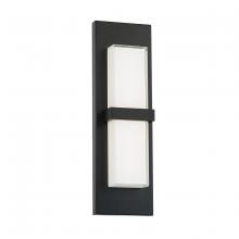 WAC US WS-W21116-35-BK - BANDEAU Outdoor Wall Sconce Light