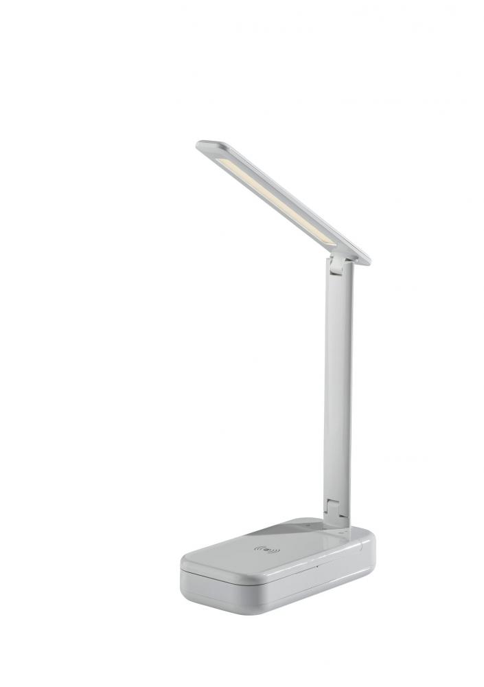 UV - C Sanitizing Desk Lamp w. Wireless Charging & Smart Switch