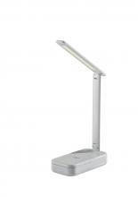 Adesso SL4927-02 - UV - C Sanitizing Desk Lamp w. Wireless Charging & Smart Switch