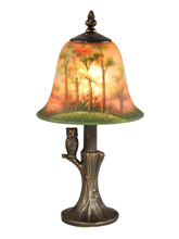 Dale Tiffany TA15149 - Owl Hand Painted Accent Table Lamp