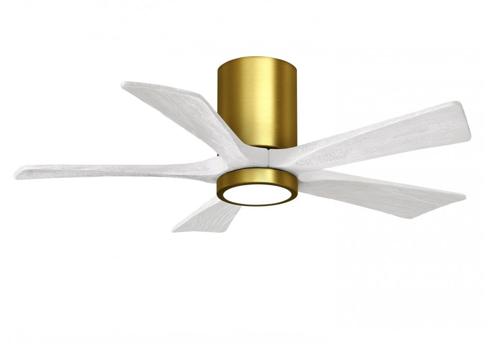 Irene 5hlk Flush Mounted 42 Ceiling, 42 White Flush Mount Ceiling Fan With Remote Control