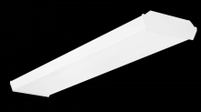 RAB Lighting GUS4-36NW/D10/E2 - Strips & Wraps, 4672 lumens, GUS4, 4 feet, 36W, 4000K, 0-10V dimming, white, battery b/up