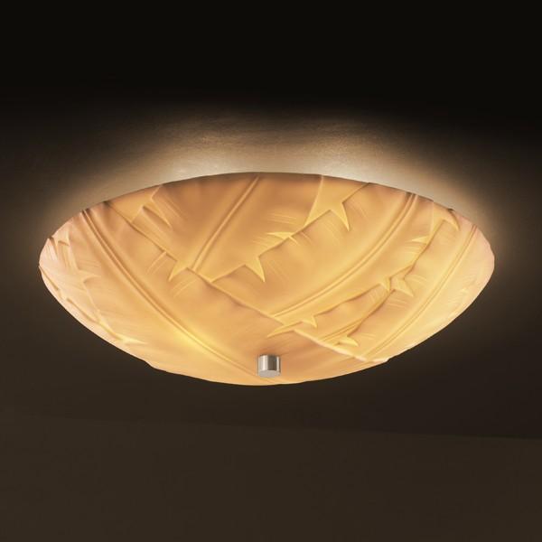 24" Semi-Flush Bowl w/ LED Lamping