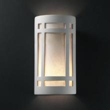 Justice Design Group CER-5495-BIS-LED2-2000 - Large ADA LED Craftsman Window - Open Top & Bottom