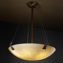 Justice Design Group CLD-9641-35-DBRZ-LED3-3000 - 18" LED Pendant Bowl w/ Tapered Clips