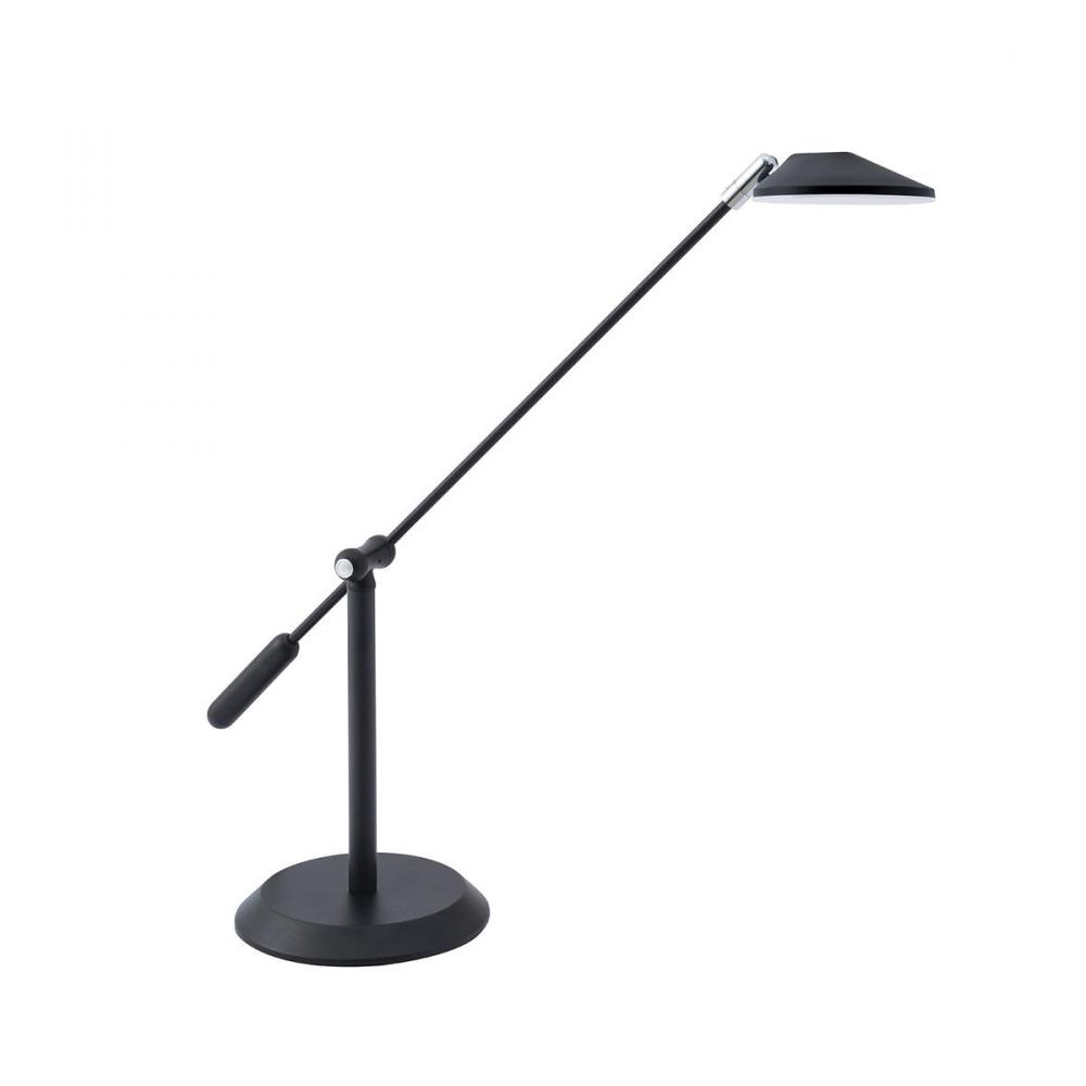 SIRINO Black & Chrome Desk Lamp