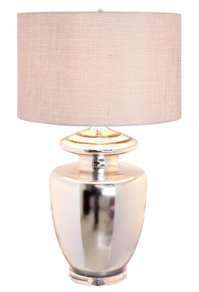 One Light Mecury Glass Table Lamp