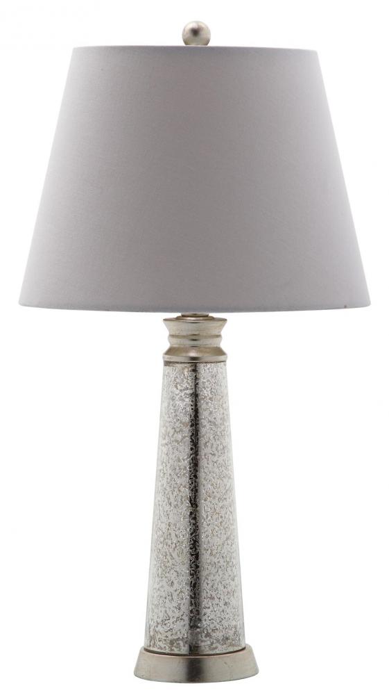 One Light Silver Leaf Table Lamp
