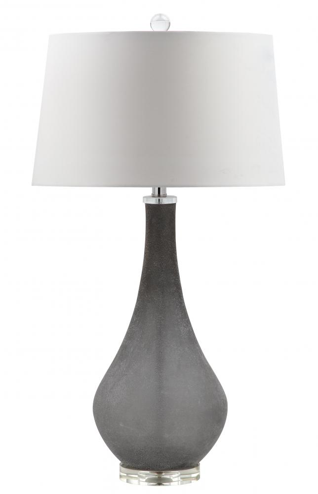 One Light Smoke Grey Table Lamp