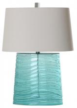 Mariana 140011 - One Light Ocean Blue Glass Table Lamp