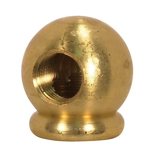 Brass Large Elbow; Unfinished; 1-1/8" x 1-3/16"; 1/4 IP x 1/4 IP