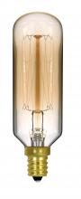 Satco Products Inc. S2420 - 40 Watt T9 Incandescent; Clear Gold; 3000 Average rated hours; 160 Lumens; Candelabra base; 120 Volt