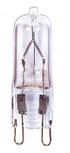 Satco Products Inc. S4614 - 20 Watt; Halogen; T4; Clear; 2000 Average rated hours; 200 Lumens; Double Loop base; 120 Volt