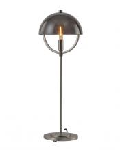 Nova 1012350GM - Saturnia Table Lamp Gunmetal w/ Fog Glass