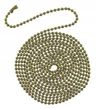 Westinghouse 7710900 - 12 Ft. Beaded Chain with Connector Antique Brass Finish