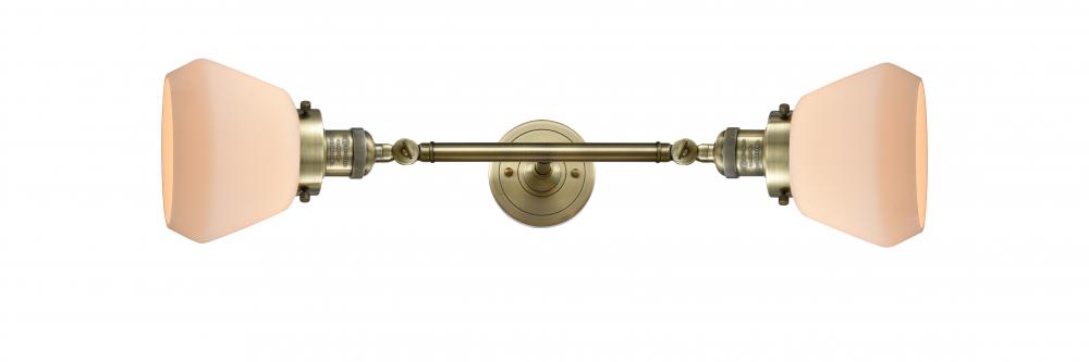 Fulton - 2 Light - 7 inch - Antique Brass - Bath Vanity Light