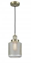 Innovations Lighting 201C-AB-G262-LED - Stanton - 1 Light - 6 inch - Antique Brass - Cord hung - Mini Pendant