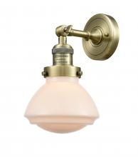 Innovations Lighting 203-AB-G321-LED - Olean - 1 Light - 7 inch - Antique Brass - Sconce