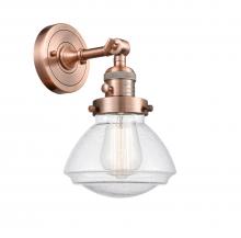 Innovations Lighting 203SW-AC-G324-LED - Olean - 1 Light - 7 inch - Antique Copper - Sconce