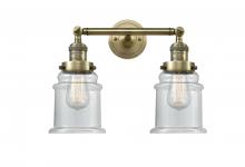 Innovations Lighting 208-AB-G182-LED - Canton - 2 Light - 17 inch - Antique Brass - Bath Vanity Light