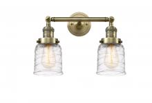Innovations Lighting 208-AB-G513-LED - Bell - 2 Light - 16 inch - Antique Brass - Bath Vanity Light
