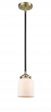 Innovations Lighting 284-1S-BAB-G51-LED - Bell - 1 Light - 5 inch - Black Antique Brass - Cord hung - Mini Pendant