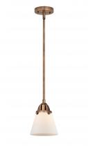 Innovations Lighting 288-1S-AC-G61-LED - Cone - 1 Light - 6 inch - Antique Copper - Cord hung - Mini Pendant