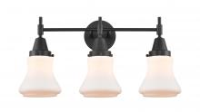 Innovations Lighting 447-3W-BK-G191-LED - Bellmont - 3 Light - 24 inch - Matte Black - Bath Vanity Light