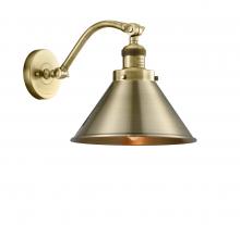 Innovations Lighting 515-1W-AB-M10-AB-LED - Briarcliff - 1 Light - 10 inch - Antique Brass - Sconce
