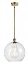 Innovations Lighting 516-1S-AB-G122-12 - Athens - 1 Light - 12 inch - Antique Brass - Mini Pendant