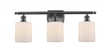 Innovations Lighting 516-3W-BK-G111-LED - Cobbleskill - 3 Light - 25 inch - Matte Black - Bath Vanity Light