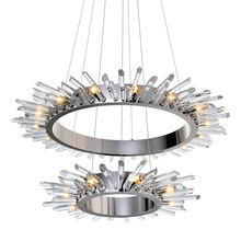 CWI Lighting 1170P39-23-613 - Thorns 23 Light Chandelier With Polished Nickle Finish