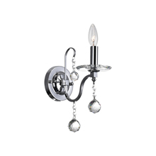 CWI Lighting 5507W5C-1 - Valentina 1 Light Wall Sconce With Chrome Finish