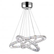 CWI Lighting 5080P32ST-3R - Ring LED Chandelier With Chrome Finish