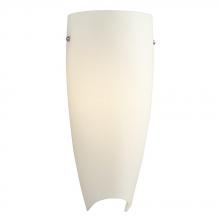 Galaxy Lighting 213140BN - Wall Sconce - Brushed Nickel with Satin White Glass