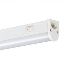 Galaxy Lighting L420836WH - LED Under Cabinet Mini Strip Light with On/Off Switch, Dimmable with Compatible Dimmers