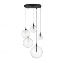 Savoy House Meridian M10099ORB - 5-Light Pendant in Oil Rubbed Bronze