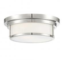 Savoy House Meridian M60062PN - 2-Light Ceiling Light in Polished Nickel