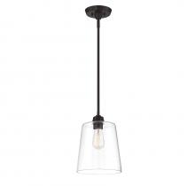 Savoy House Meridian M70081ORB - 1-Light Pendant in Oil Rubbed Bronze
