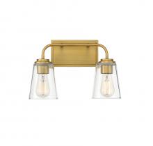 Savoy House Meridian M80043NB - 2-Light Bathroom Vanity Light in Natural Brass