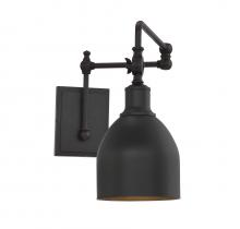 Savoy House Meridian M90019ORB - 1-Light Adjustable Wall Sconce in Oil Rubbed Bronze