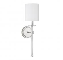 Savoy House Meridian M90057PN - 1-Light Wall Sconce in Polished Nickel